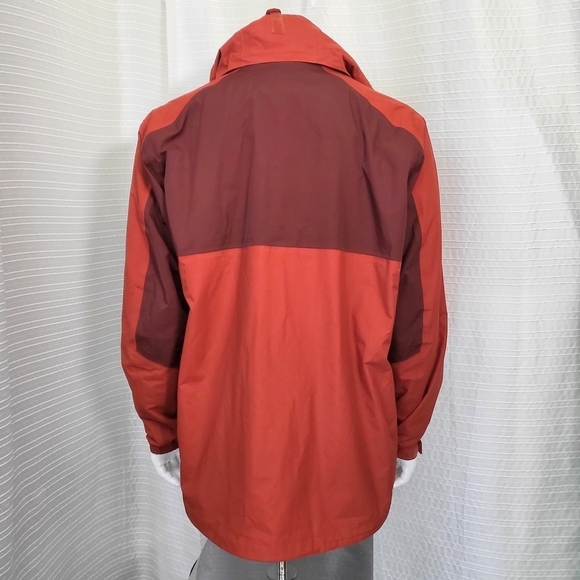 Columbia Interchange Jacket Wind Resistant Shell (No liner) Red/Dark Red Men's L - Picture 6 of 16
